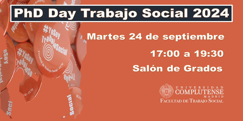 PhD Day Trabajo Social 2024. Más información (enlace)